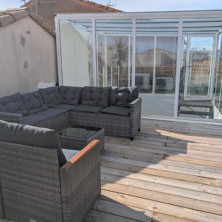 Maison 6 à 8 personnes "Escale à PALAVAS" - Maison 4 Chambres - 44