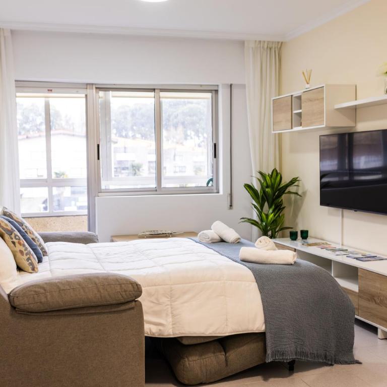 Terraza, 20min playas, 5min Pontevedra, Garaje - Apartamento de 3 dormitorios con balcón - 28