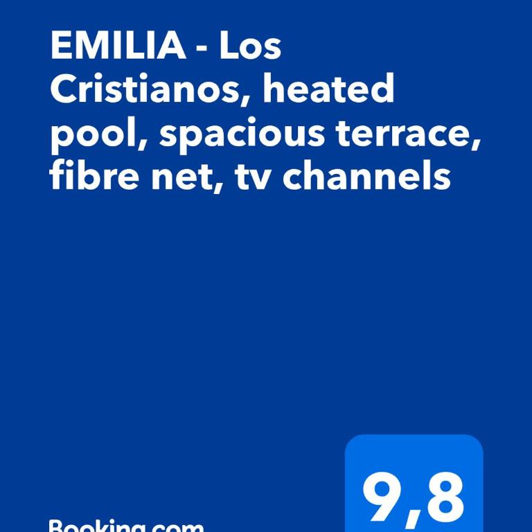 EMILIA - Los Cristianos, heated pool, spacious terrace, fibre net, tv channels - Two-Bedroom Apartment - 2