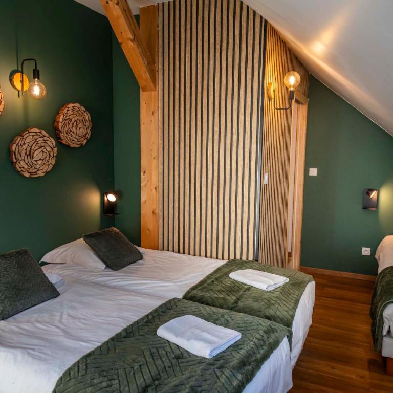 Gite Le Rebanchon - Chambre Triple – Vue sur Montagne - 1