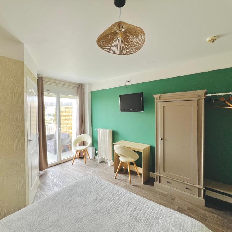 Hôtel Le Littoral - Berck sur Mer - Chambre Double avec Terrasse - Vue sur Mer - 2