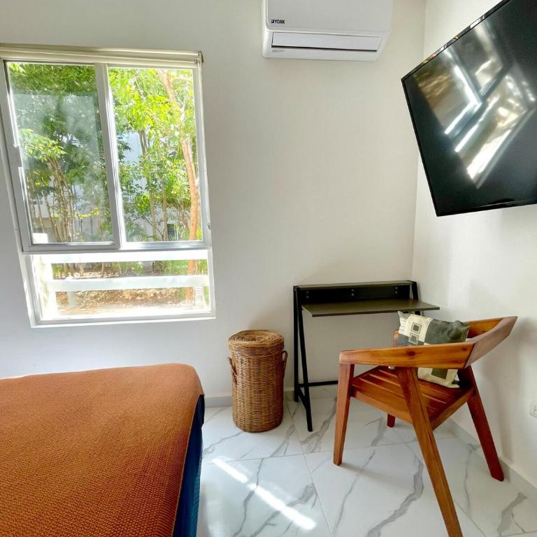 Bonito depto Playa del Carmen 2hab2bañ y varias amenidades - Apartamento de 1 dormitorio - 37