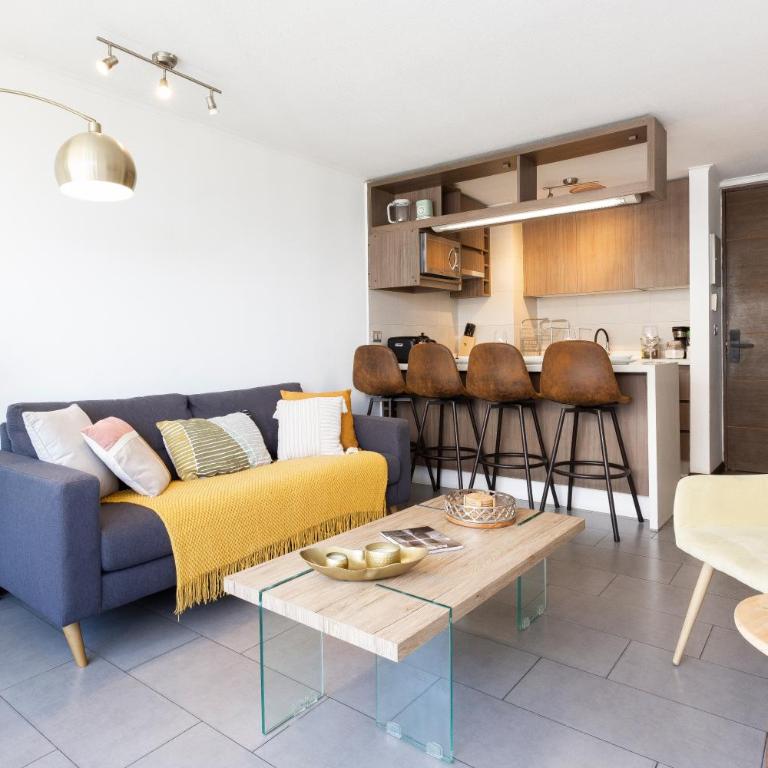 Dpto a pasos del Parque Arauco en Las Condes con Aire acondicionado - Two-Bedroom Apartment - 29