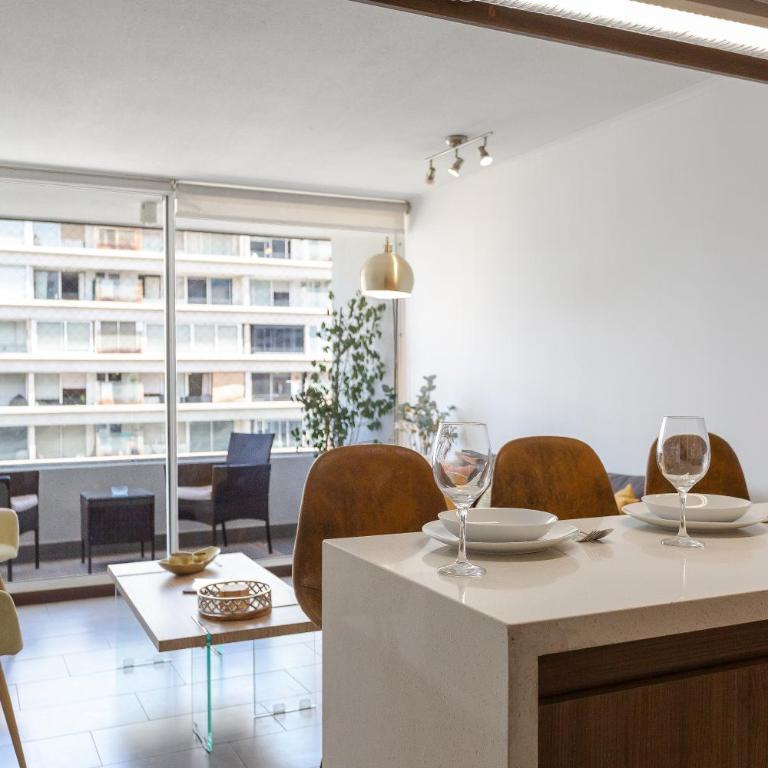 Dpto a pasos del Parque Arauco en Las Condes con Aire acondicionado - Two-Bedroom Apartment - 27