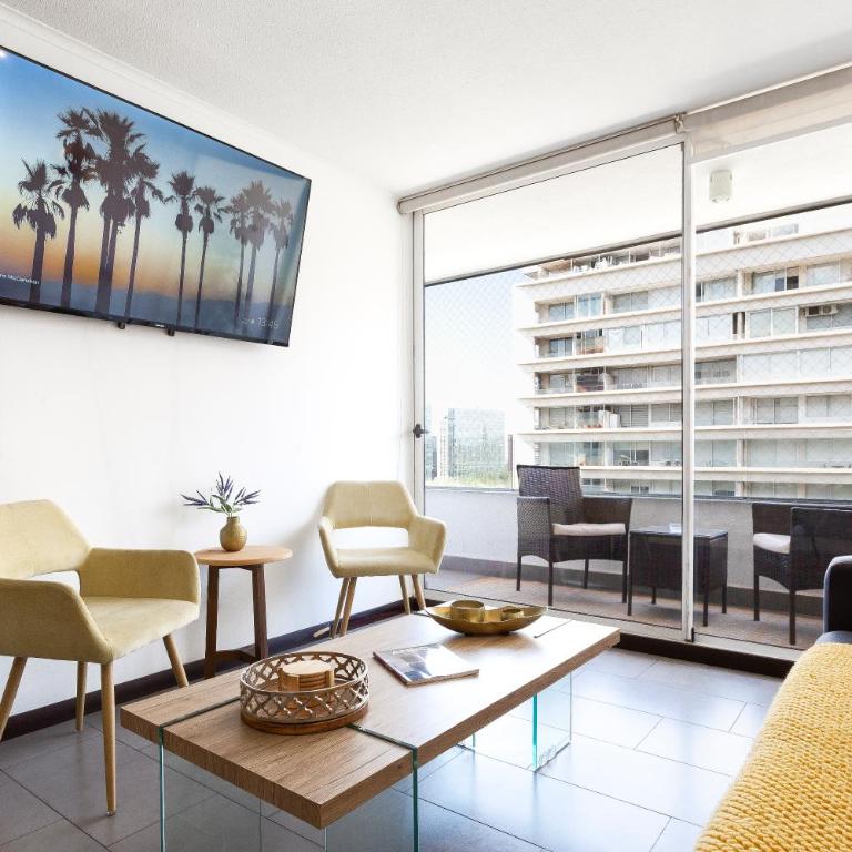 Dpto a pasos del Parque Arauco en Las Condes con Aire acondicionado - Two-Bedroom Apartment - 23