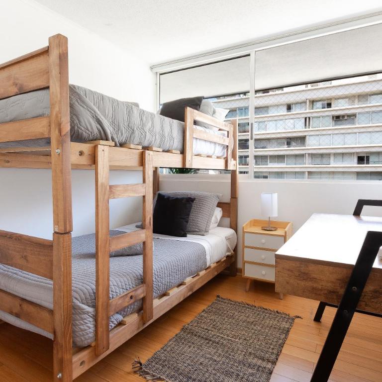 Dpto a pasos del Parque Arauco en Las Condes con Aire acondicionado - Two-Bedroom Apartment - 39