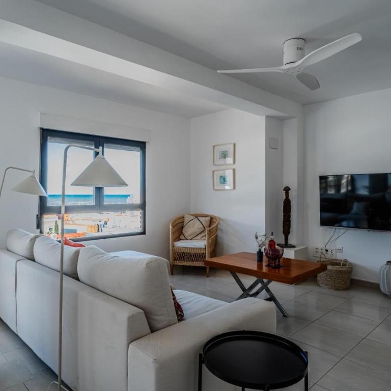 Apt Denia, 5 min Port, View of de Castle, Smart TV - Apartamento de 2 dormitorios con balcón y vistas al mar - 21