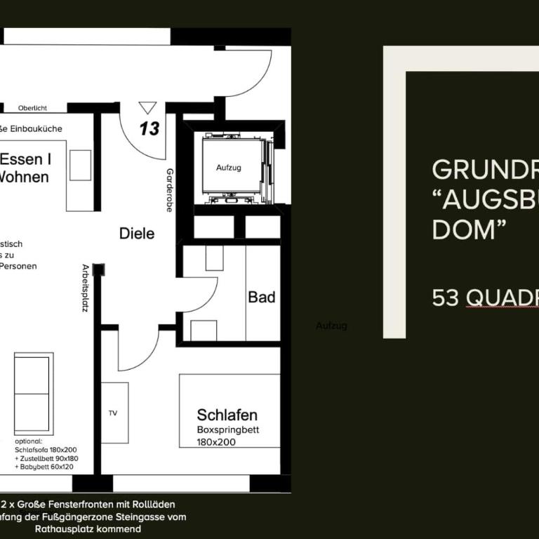 GoldenKey-Suites - Luxury Suite 'Augsburger Dom' - New spacious Apartment in the Heart of Augsburg - At Town Hall Square - Appartamento - 10