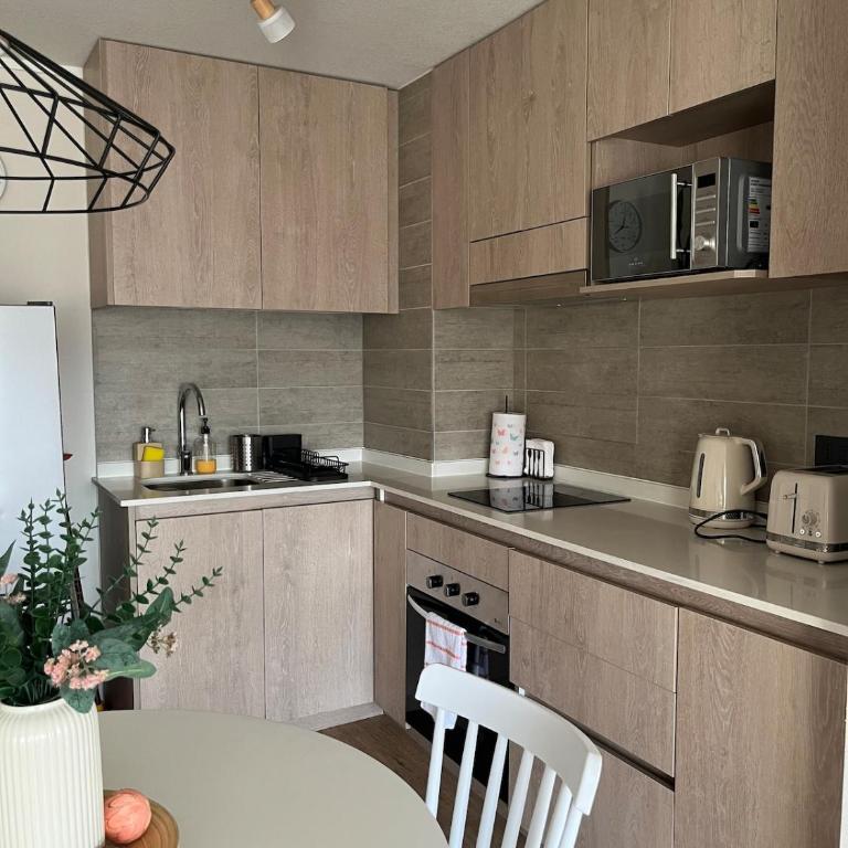 Hermoso Depto en Ñuñoa 1D 1B, Gran Vista - One-Bedroom Apartment - 5