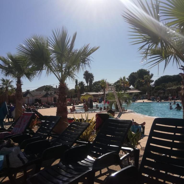 mobile home camping siblu les sables du midi valras plage - Casa Móvil - 15