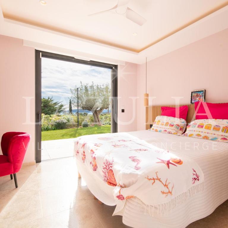 Villa avec piscine privée, vue mer et proche plage Sainte-Maxime 10 personnes - Villa mit Meerblick - 17