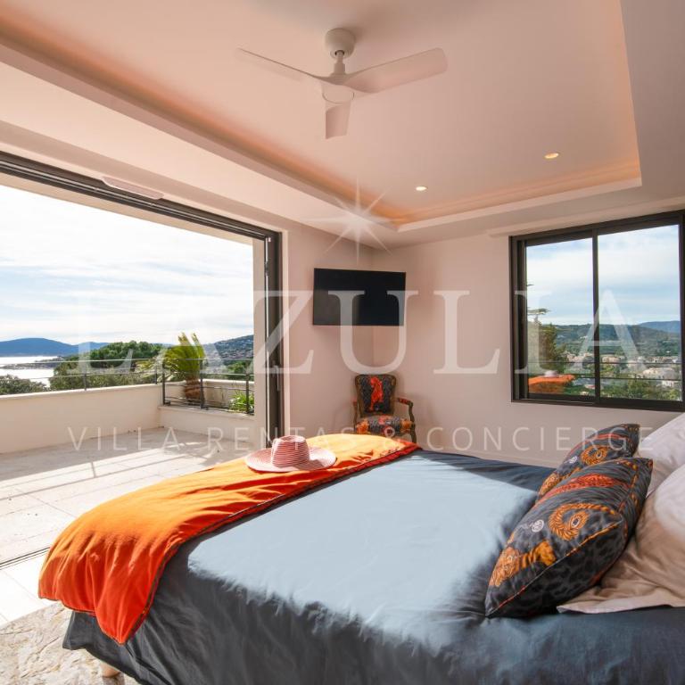Villa avec piscine privée, vue mer et proche plage Sainte-Maxime 10 personnes - Villa mit Meerblick - 14