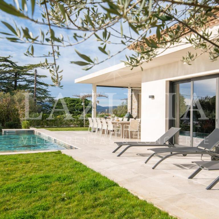 Villa avec piscine privée, vue mer et proche plage Sainte-Maxime 10 personnes - Villa mit Meerblick - 5