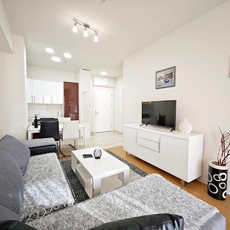 Tre Canne Infinity Residence - Apartman sa 1 Spavaćom Sobom, Pogledom na More i Balkonom - 5