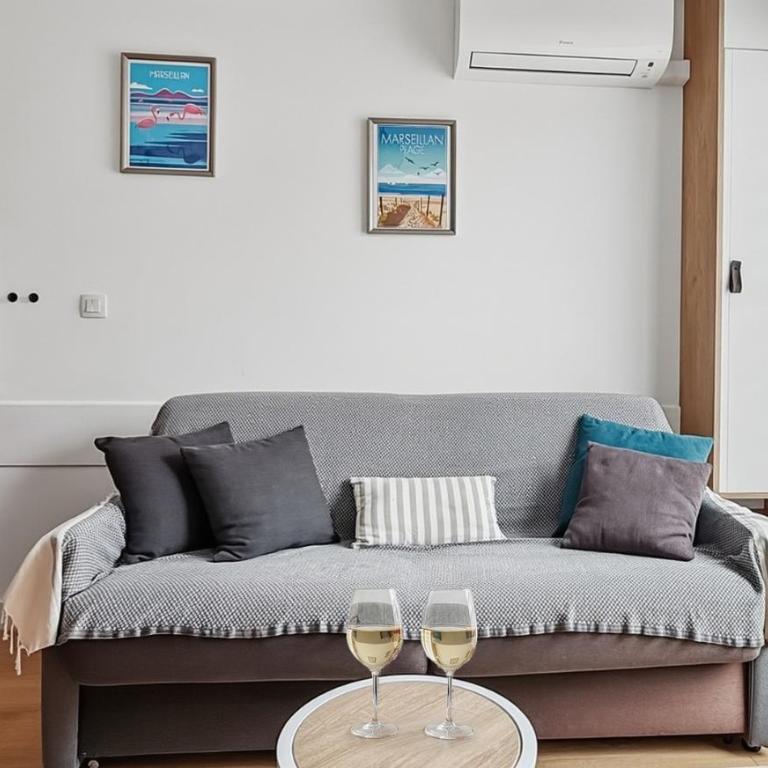 Cosy duplex - Plage & Étang - terrasse - parking & barbecue - Appartamento con 1 Camera da Letto e Terrazza - 18