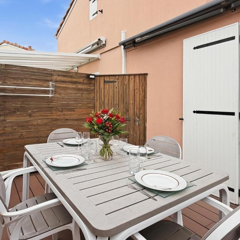 Cosy duplex - Plage & Étang - terrasse - parking & barbecue - Appartamento con 1 Camera da Letto e Terrazza - 11