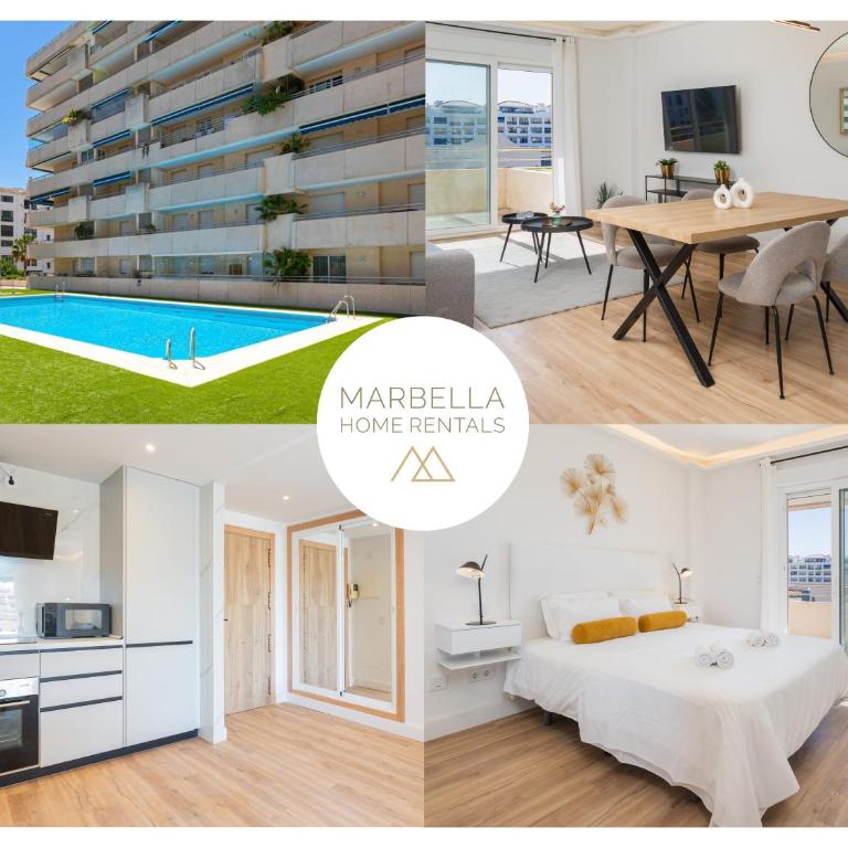 MARBELLA HOME RENTALS - Marina Banus, Puerto Banus, 2BR Renovated, pool & parking - Two-Bedroom Apartment - 1