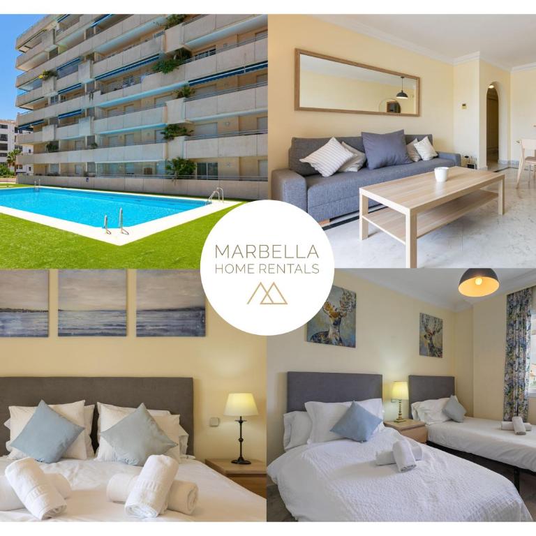 MARBELLA HOME RENTALS - Marina Banus, Puerto Banus, Cozy 2BR, parking & pool - Two-Bedroom Apartment - 1