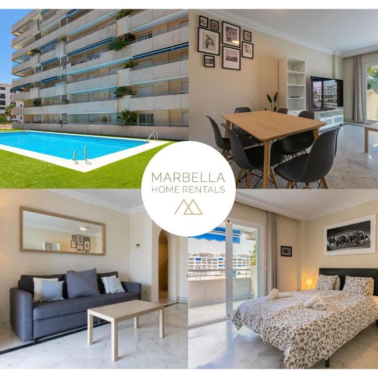 MARBELLA HOME RENTALS - Marina Banus, Puerto Banus, 2BR Terrace, parking & pool - Two-Bedroom Apartment - 1