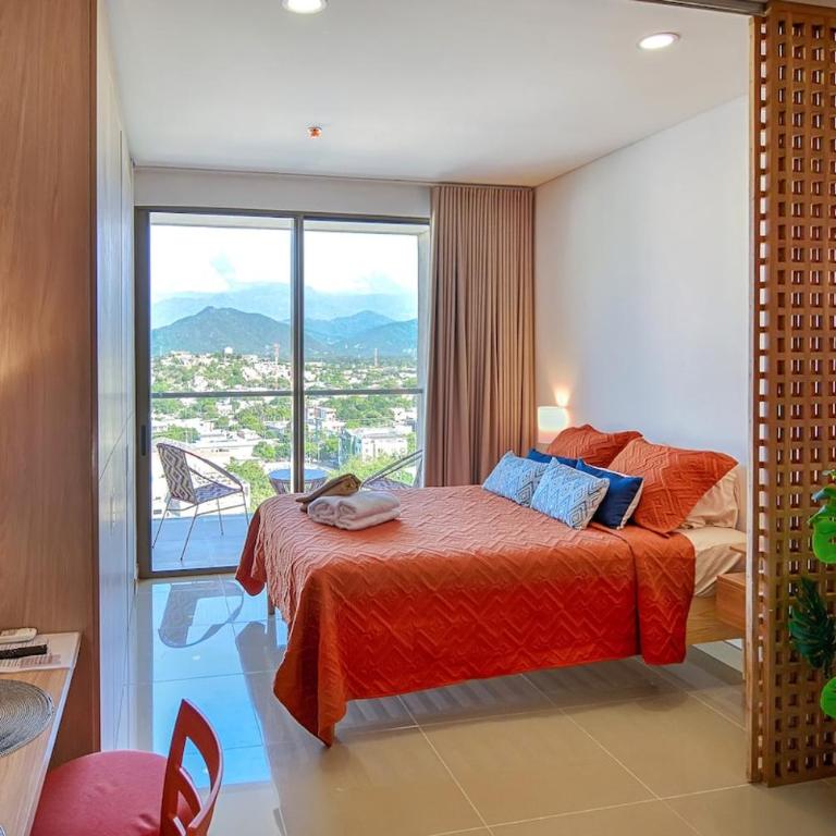 Luxury Loft P12 Vistas al Mar y Sierra Nevada Piscina & Jacuzzi - Apartamento de 1 dormitorio con balcón y vistas a la montaña - 33