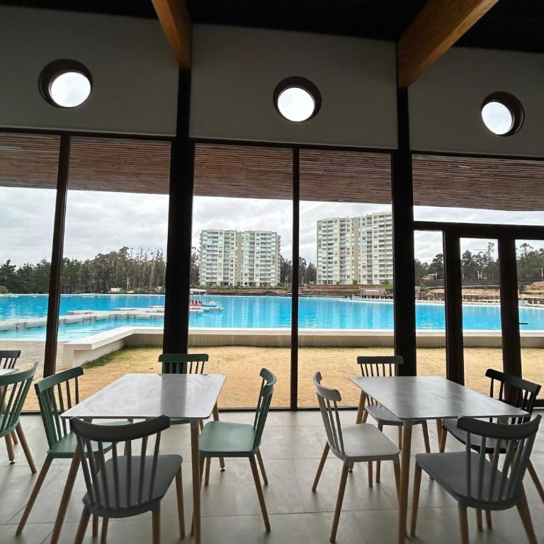 Lagunamar Jardín Privado Frente a Laguna 8 personas - Apartment with Pool View - 29
