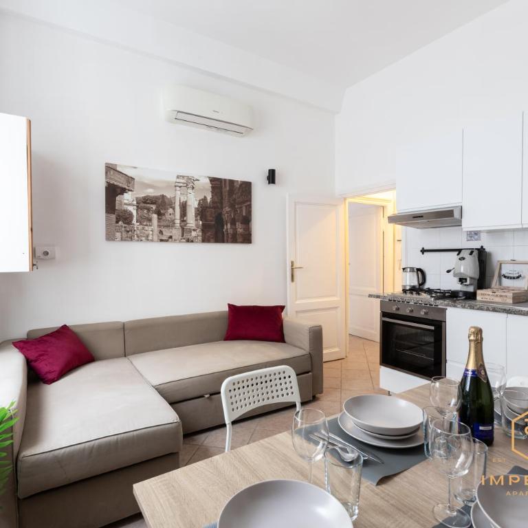 Historic Center Flat - 5min to Colosseum, 300mt to Metro, A-C - Appartamento con 1 Camera da Letto - 12