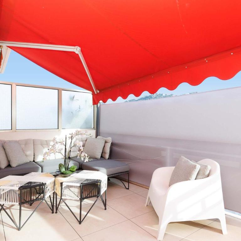 XXL 2 beds with XXL terrace next to Martinez Hotel - Apartamento - 4
