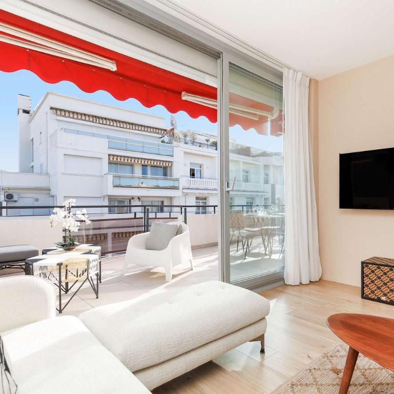 XXL 2 beds with XXL terrace next to Martinez Hotel - Apartamento - 9