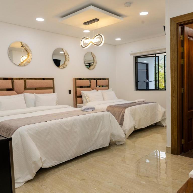 Ecohotel Dubai del Oriente - Quadruple Room with Garden View - 12