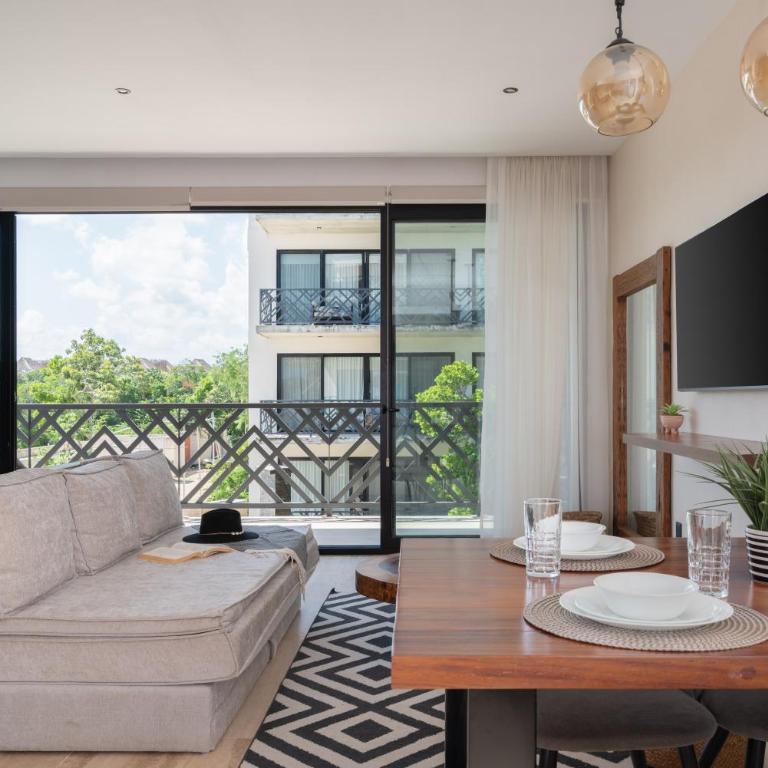 Palais Apartment Tulum by Luwii Stays - Apartamento de 2 dormitorios con balcón - 10