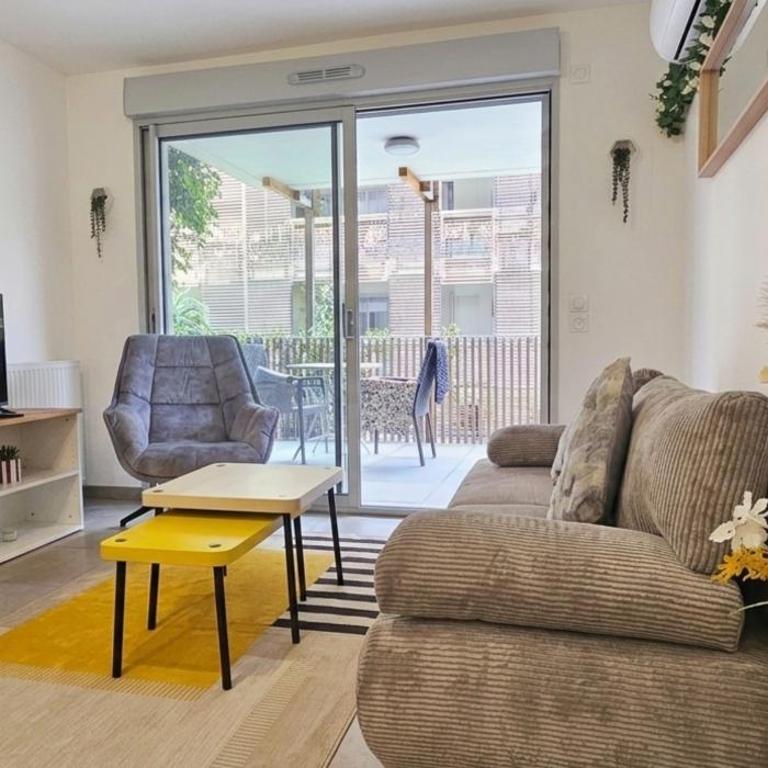 Appartement Cosy Dans Un Ecrin De Verdure -Nice - Appartement 1 Chambre - 6