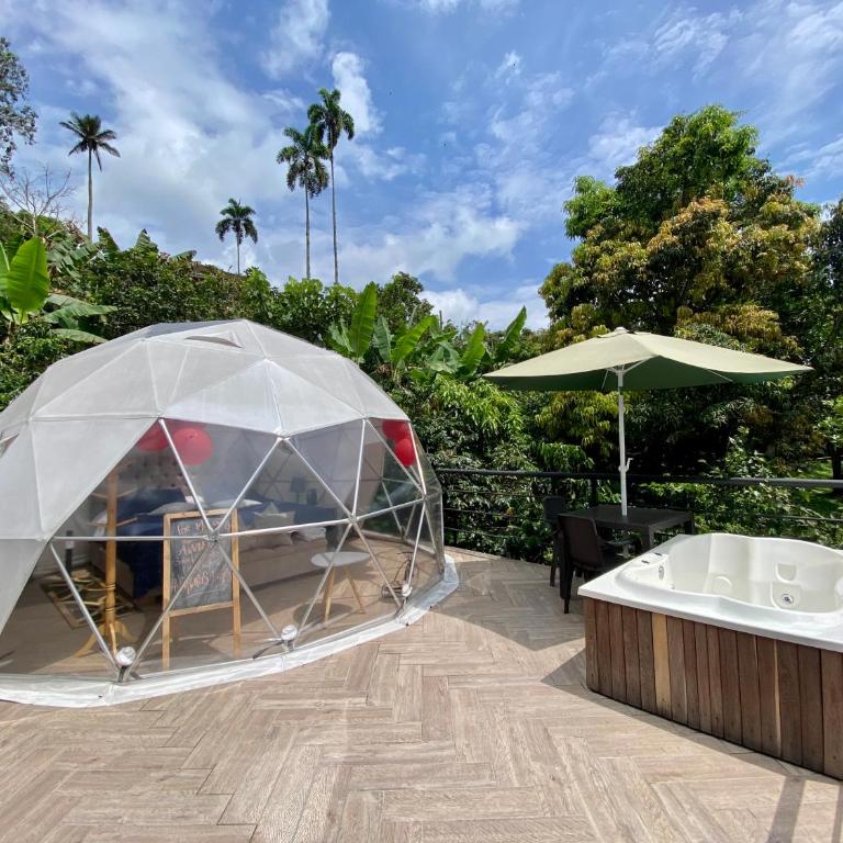 GLAMPING EL PARAÍSO - Bungalow de un dormitorio - 1