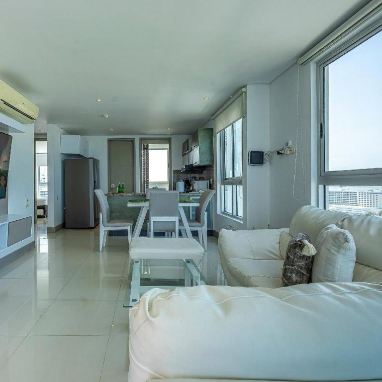 Apartamento Vista 280 g Frente Al Mar Bocagrande - Two-Bedroom Apartment - 13