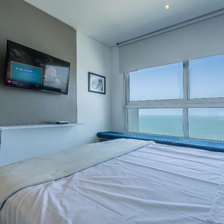Apartamento Vista 280 g Frente Al Mar Bocagrande - Two-Bedroom Apartment - 3