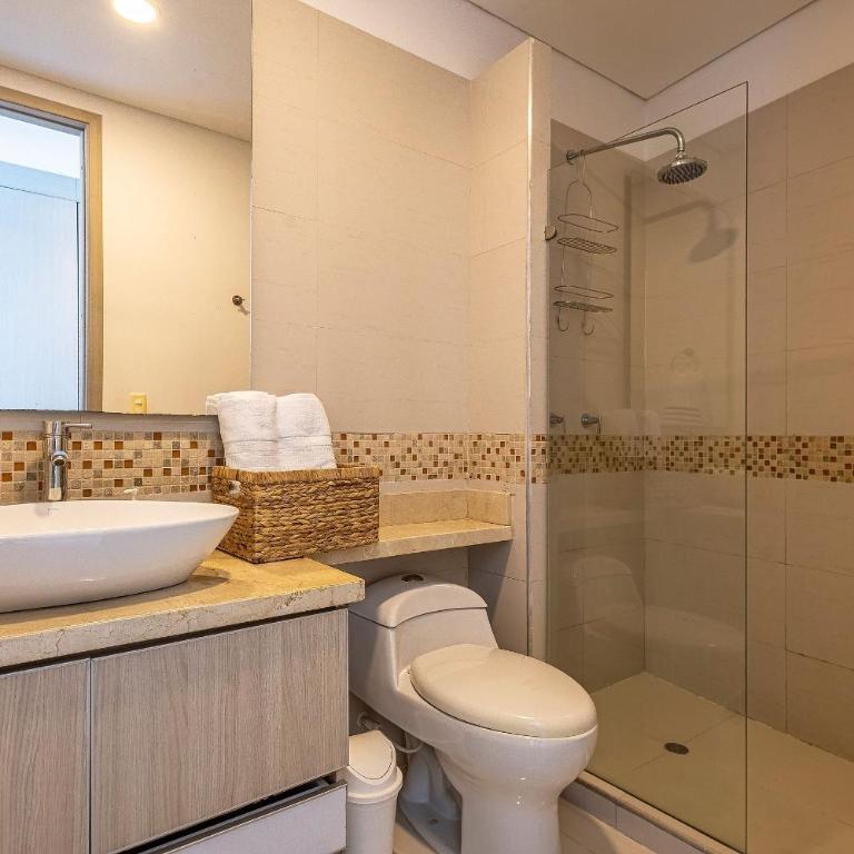 Apartamento Vista 280 g Frente Al Mar Bocagrande - Two-Bedroom Apartment - 15