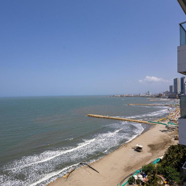 Apartamento Vista 280 g Frente Al Mar Bocagrande - Two-Bedroom Apartment - 23