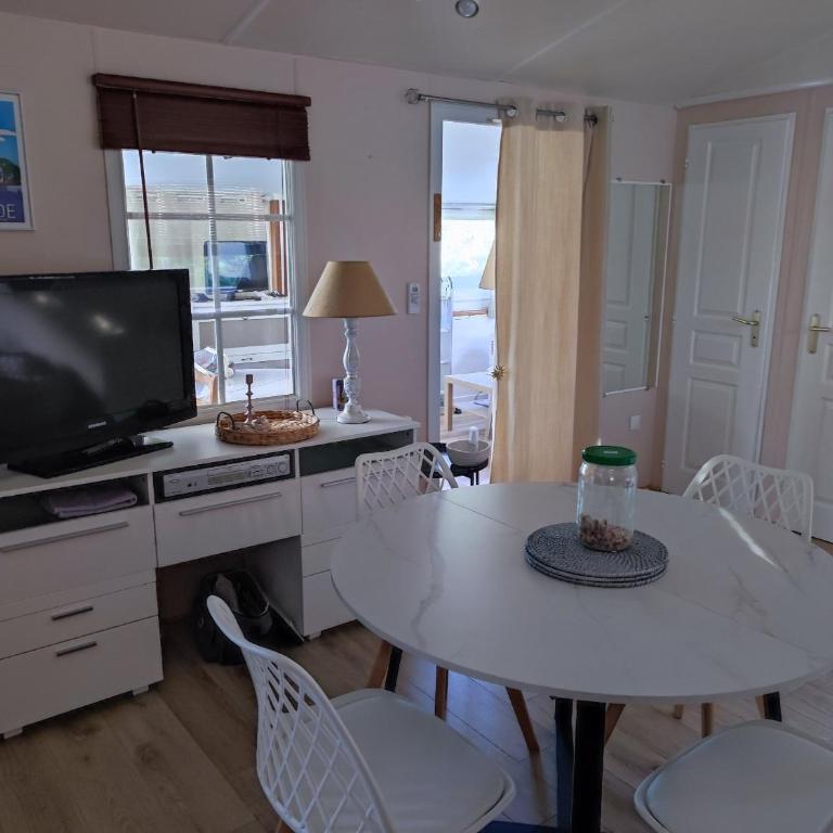Grand Mobil Home Camping "Les Pins Maritimes" 4 étoiles 200m de la Plage - Mobile Home - 12