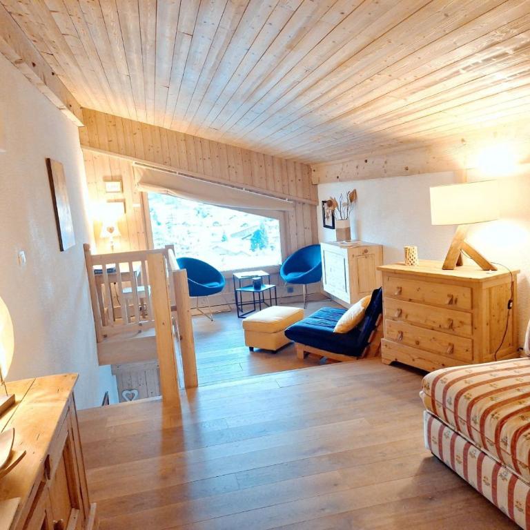 Appartement 1 chambre et mezzanine à Megève avec balcon et animaux admis - FR-1-453-57 - Apartment (4 Erwachsene) - 1