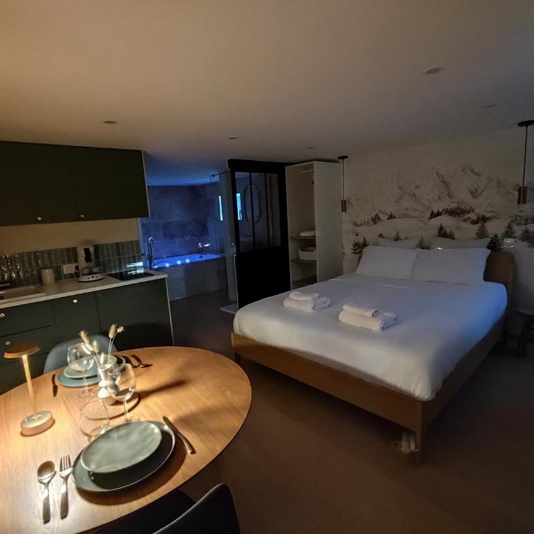Studio L'échappée - balnéo duo - Appartement 1 Chambre - 14