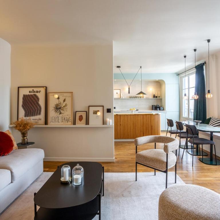 Habitat Parisien 2BR-2BA AC Madeleine -Opera - Appartement 2 Chambres - 1