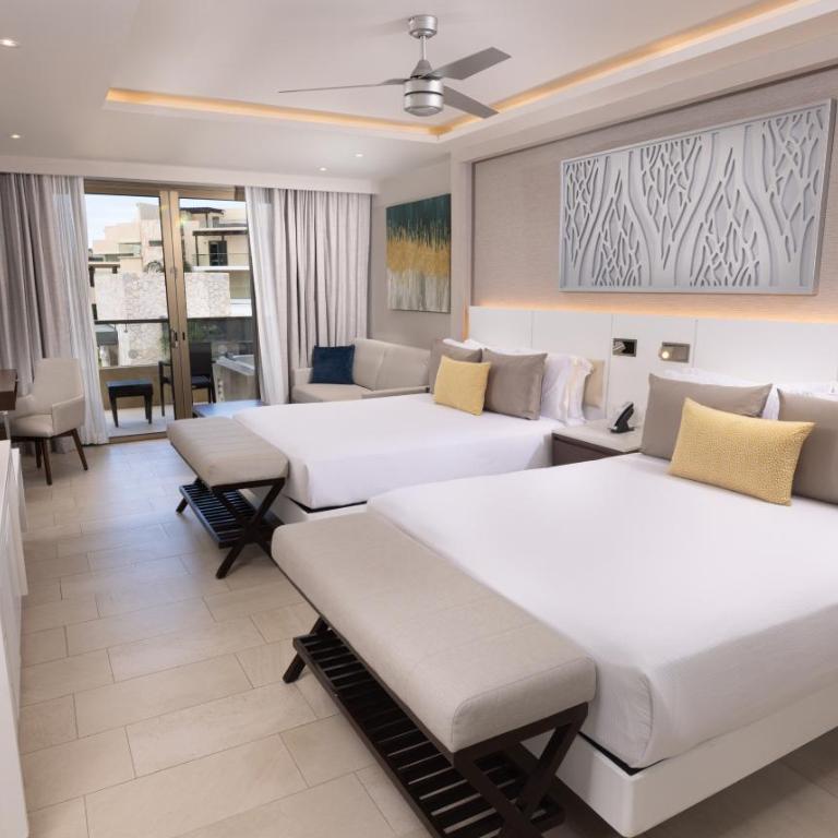 Royalton Hideaway Riviera Cancun, An Autograph Collection All-Inclusive Resort-Adults Only - Suite de Luxe avec Terrasse et Bain à Remous - Vue sur Océan - 5