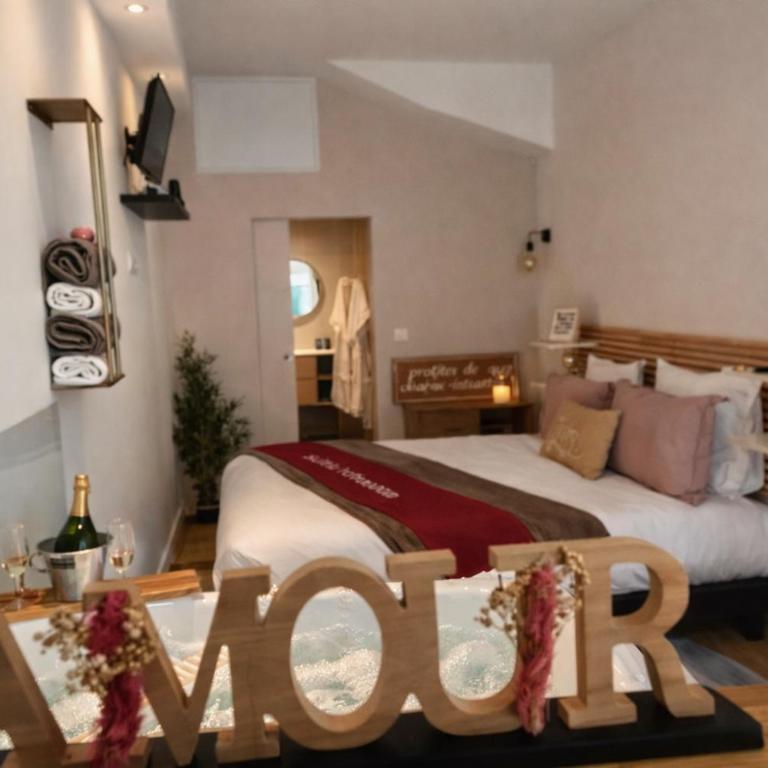 Perle Dazur Jacuzzi Suite Parking Prive 5min Mer - Apartamento de 1 dormitorio - 13