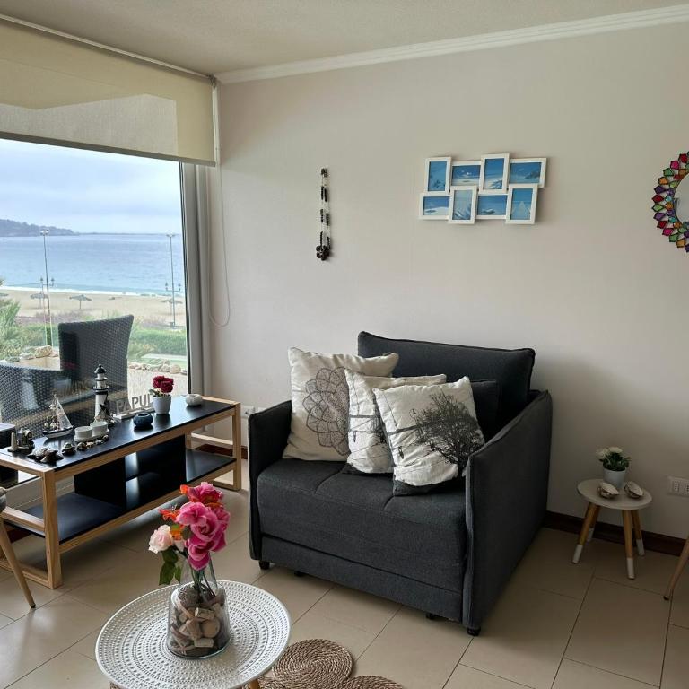 Hermoso Depto Laguna Papudo vista al Mar - Two-Bedroom Apartment - Oceanfront - 5