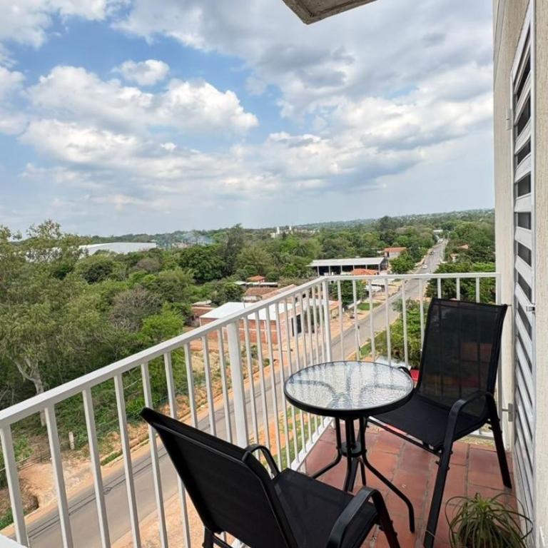 Monoambiente moderno con balcón, piscina en Luque - One-Bedroom Apartment - 23