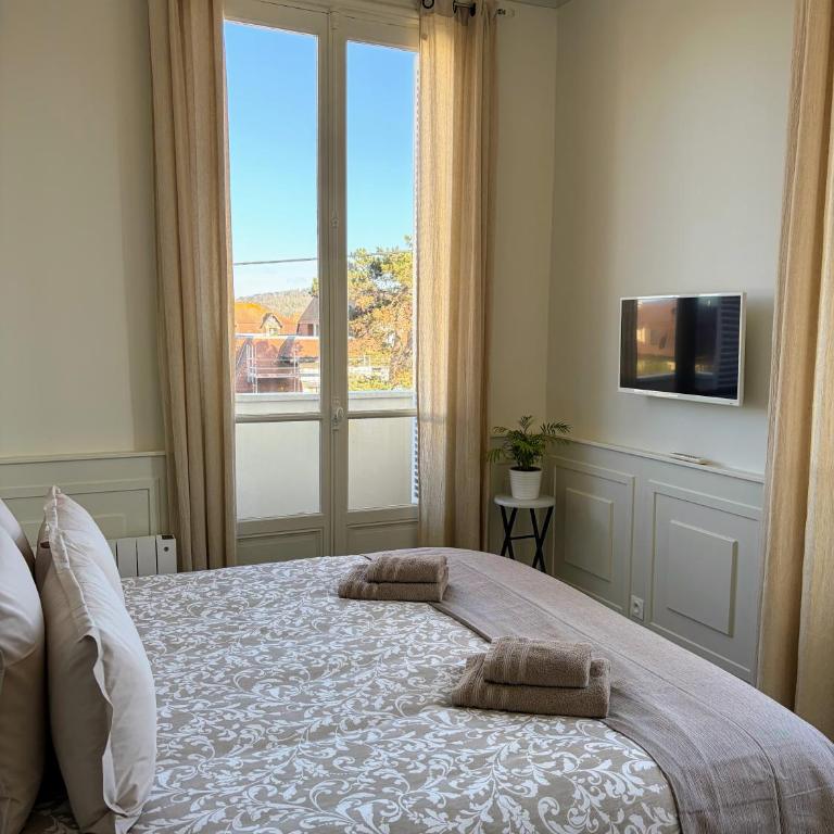 Villa Saint Laurent - Appartement standing vue mer, 40m plage, parking - Two-Bedroom Apartment - 8