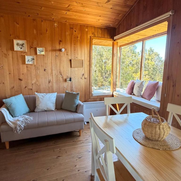 Cozy Cabin in Chiloé Wifi in Native Forest and Ocean View Retreat - Two-Bedroom Chalet - 1