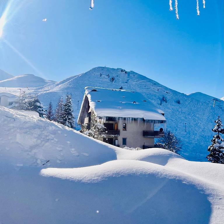 Appartamento 6 ospiti con piscina, 3 camere, box, 2 min piste - Snow Pool Chalet - Apartment mit 3 Schlafzimmern - 12