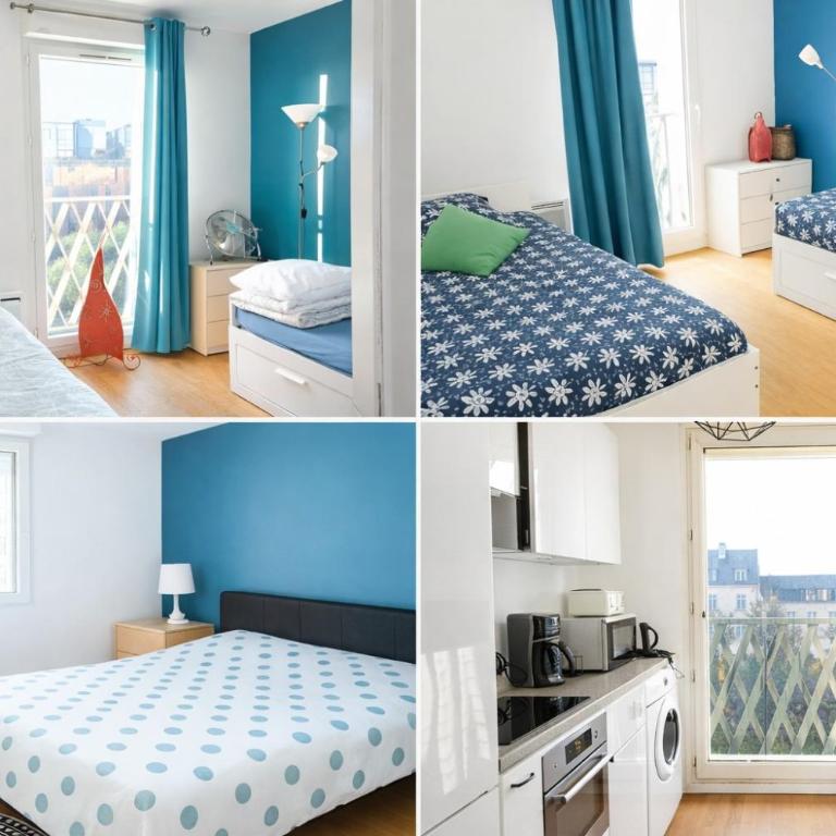 Close to Paris, Metro,RER, 6 People, PKG - Two-Bedroom Apartment with View - 46