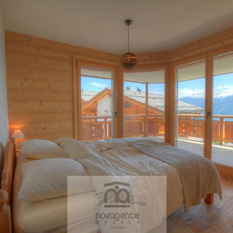 Ancolie 6 a Anzere pres du centre avec vue sur les Alpes - Apartment - 8