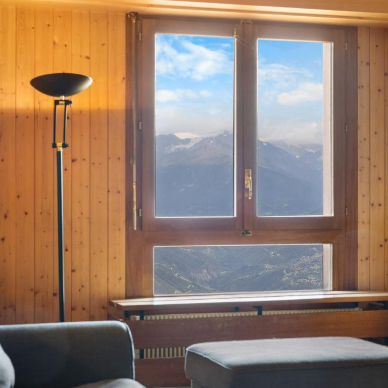 Mars 502 place du village a Anzere avec vue sur les Alpes - Apartment - 32